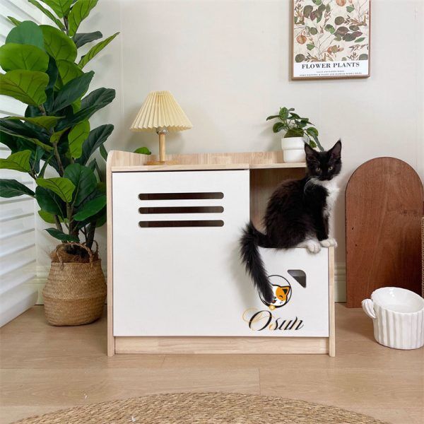 Osun Wooden Cat Litter Cabinet O-CH-A O-CH-A 03